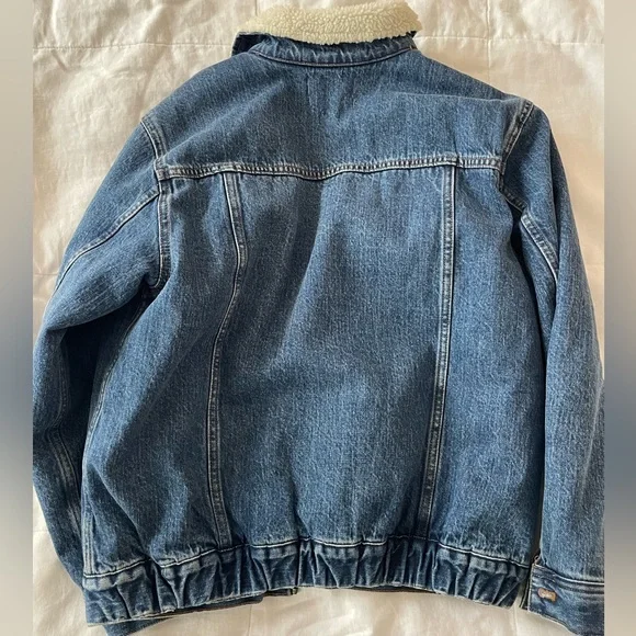 Madewell Jean Jacket with Sherpa collar - Picture 4 of 4